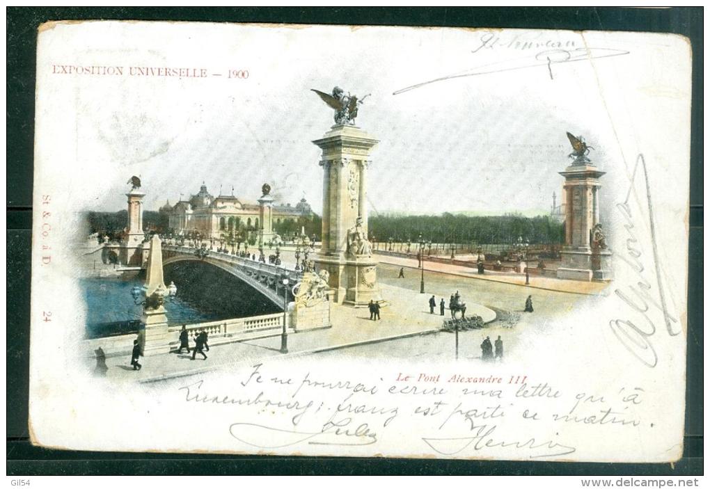 Paris - Exposition Universelle - 1900 - Le Pont Alexandre III  - Aby08 - Exhibitions