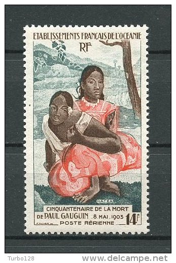 OCEANIE 1953 PA  N° 30 ** Neuf = MNH Superbe Cote: 80 €  Paul Gauguin Peintures Paintings Tableaux Femmes Women - Unused Stamps