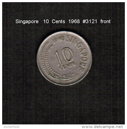 SINGAPORE     10  CENTS  1968  (KM # 3) - Singapore