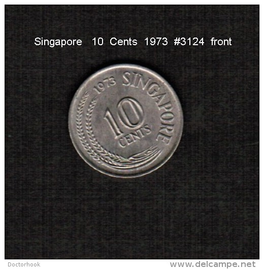 SINGAPORE     10  CENTS  1973  (KM # 3) - Singapore