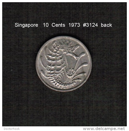 SINGAPORE     10  CENTS  1973  (KM # 3) - Singapur