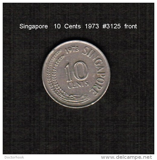 SINGAPORE     10  CENTS  1973  (KM # 3) - Singapur