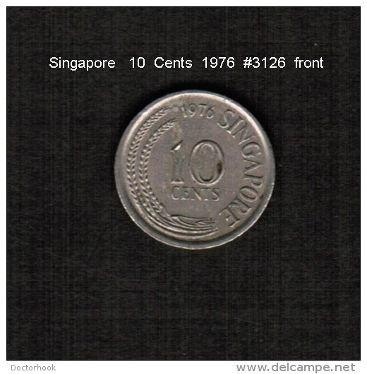 SINGAPORE     10  CENTS  1976  (KM # 3) - Singapur