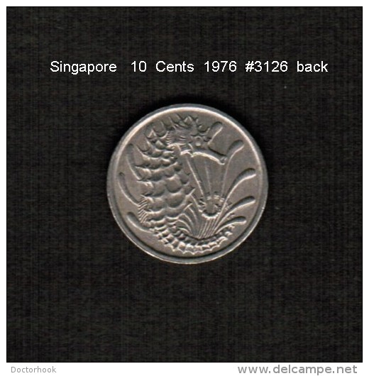 SINGAPORE     10  CENTS  1976  (KM # 3) - Singapur