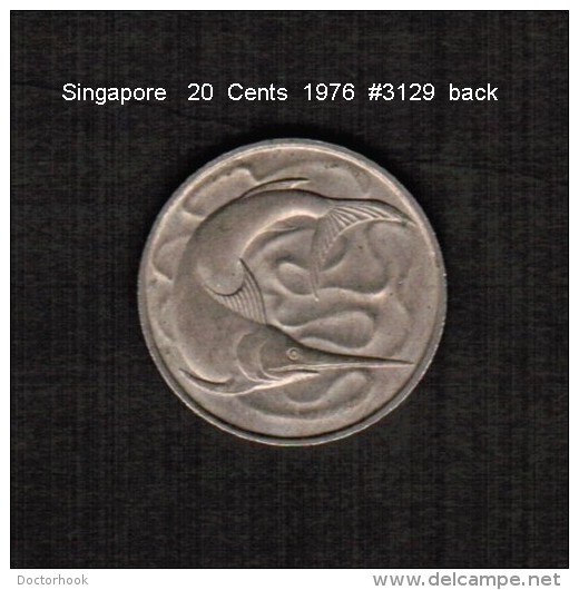 SINGAPORE     20  CENTS  1976  (KM # 4) - Singapore