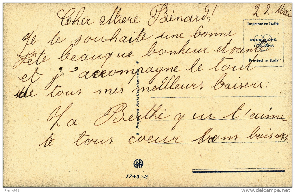 ENFANTS -  Jolie Carte Fantaisie Enfants Amoureux Dans La Prairie Signée COLOMBO - Colombo, E.