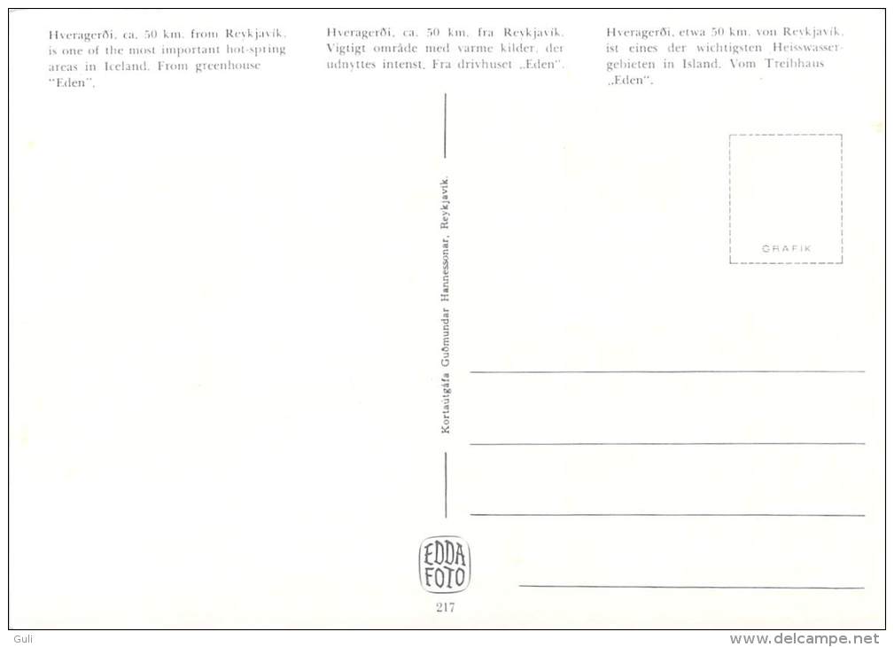 ISLANDE ICELAND  Ísland,- Lot, ensemble de 7 cartes -voir scans R/V des 7 cartes