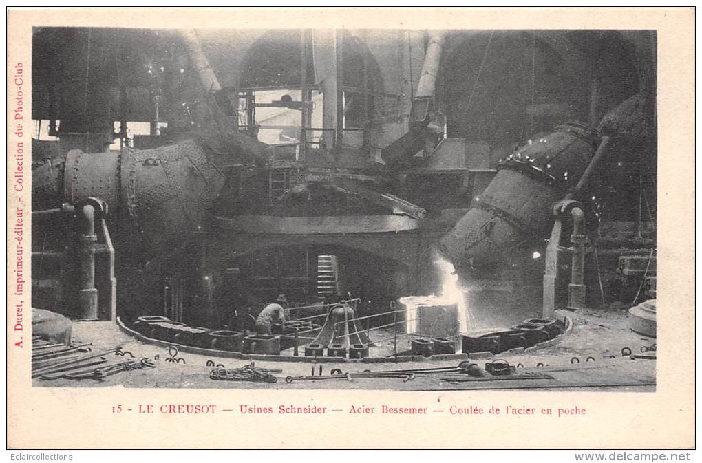 Le Creusot   71   Usine Schneider   Acier Bessemer - Sonstige & Ohne Zuordnung