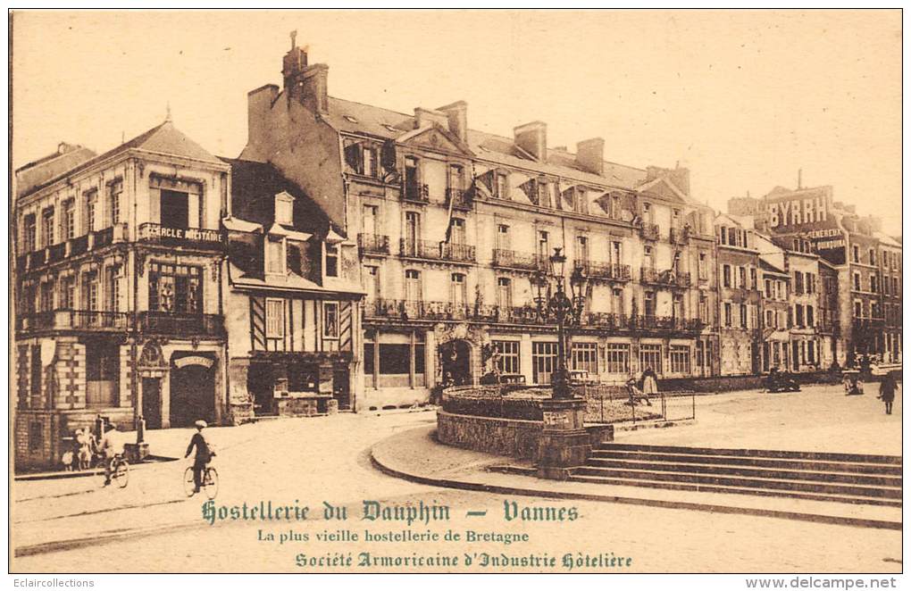 Vannes   56    Hotellerie Du Dauphin  Publicité  Byrrh - Vannes