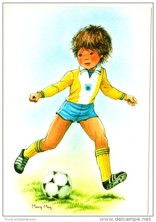 Boy Playing Soccer - & Illustration, Football - Altri & Non Classificati