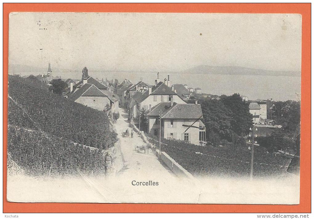 Y130, Corcelles, 1 Pli ,  Circulée 1917 - Corcelles