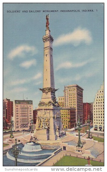 Indiana Indianapolis Soldiers And Sailors Monument - Indianapolis