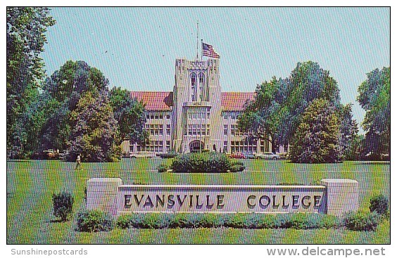 Indiana Evansville Administration Building Evansville College - Evansville