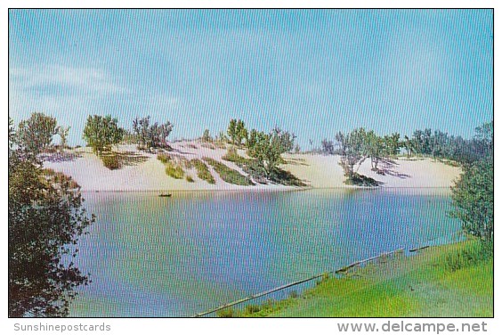 Indiana Gary Marquette Lagoon And Dunes - Gary