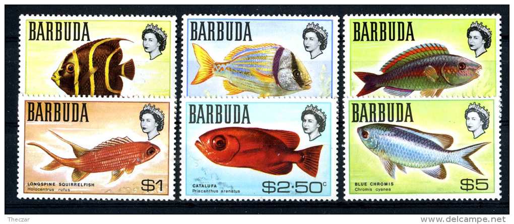 648 ) Barbuda Sc# 23-28  Mnh**  Offers Welcome - 1960-1981 Autonomie Interne