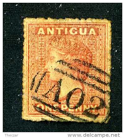 688 ) Antigua SG#7 Used   Offers Welcome - 1858-1960 Colonie Britannique
