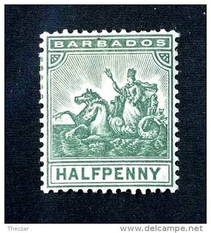 696 ) Barbados SG#136  Mint*   Offers Welcome - Barbados (...-1966)