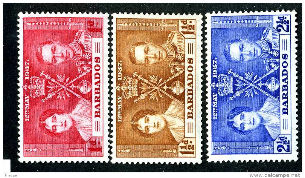 704 ) Barbados SG#245-47 Mint*   Offers Welcome - Barbados (...-1966)