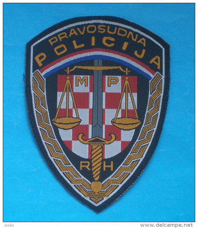 CROATIAN PRISON GUARDS Patch  * Ecusson Gardiens De Prison Gefängniswärter Guardia Carcerarie Police Polizei Polizia - Patches