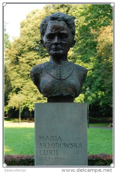 NOBEL PRIZE WINNERS Marie Sklodowska Curie  Stamped Card 0951-3 - Nobelprijs