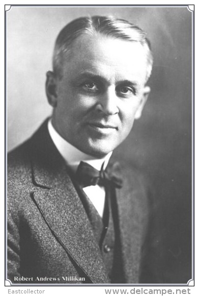 NOBEL PRIZE WINNERS Robert Andrews Millikan  Stamped Card 0951-3 - Premi Nobel