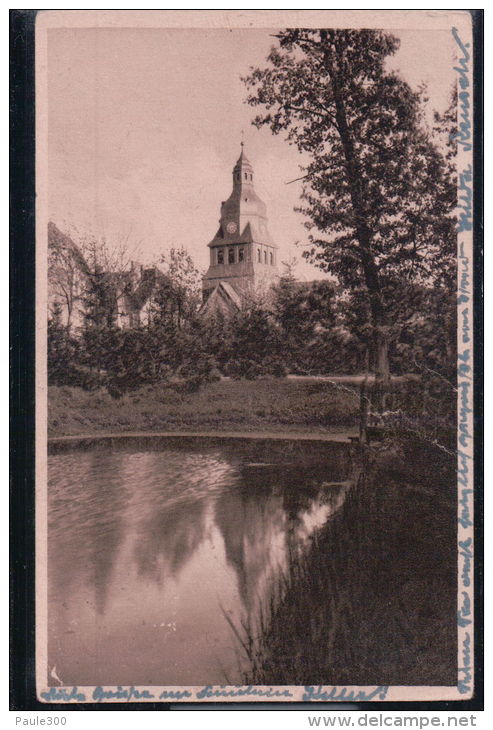 Berlin - Spandau Johannisstift - Blick Vom Teich Nach Der Kirche 1929 - Spandau