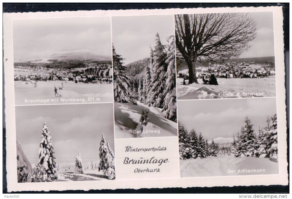 Braunlage - Mehrbildkarte - Wintersportplatz - Braunlage