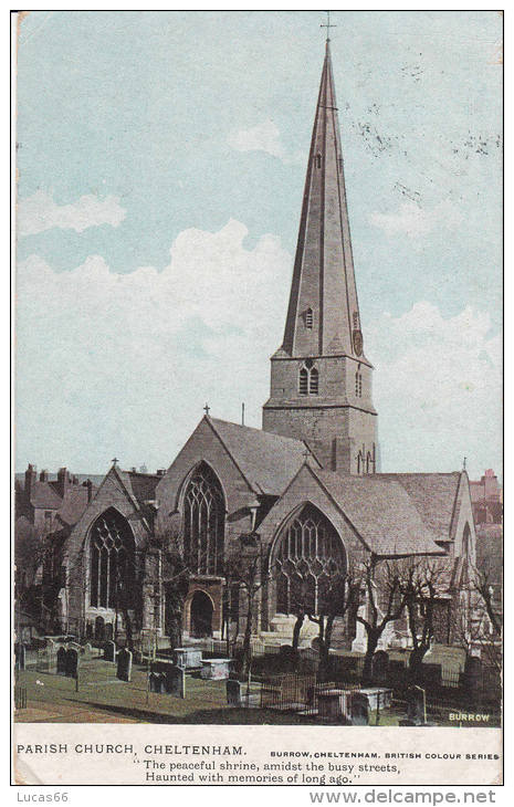 1922 CHELTENHAM PARISH CHURCH - Cheltenham