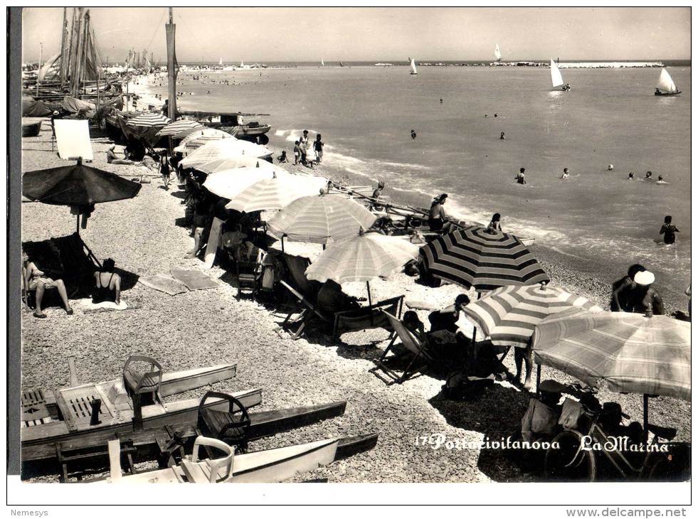 1956 PORTO CIVITANOVA SPIAGGIA FG V SEE 2 SCANS ANIMATA - Altri & Non Classificati