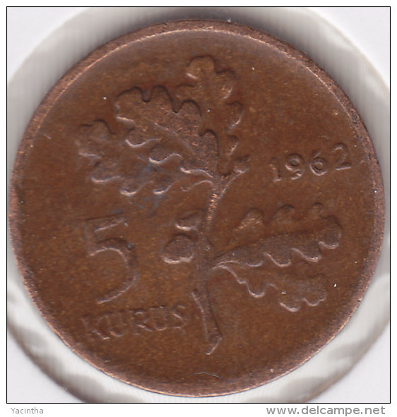 @Y@  Turkije   5  Kurus  1962    (item 2441) - Turquia