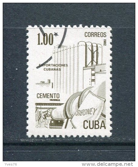 CUBA - Y&T N° 2345 - Exportations - Ciment - Oblitérés