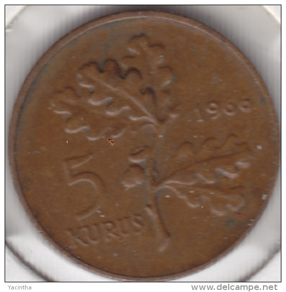 @Y@  Turkije   5  Kurus  1966    (item 2445) - Turkije