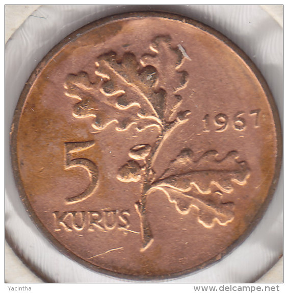 @Y@  Turkije   5  Kurus  1967    (item 2446) - Turkey