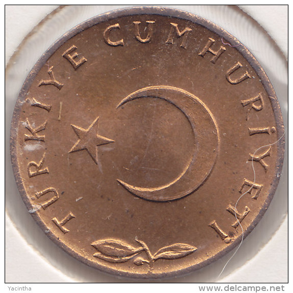 @Y@  Turkije   5  Kurus  1968    (item 2447)   AUNC - Turkey