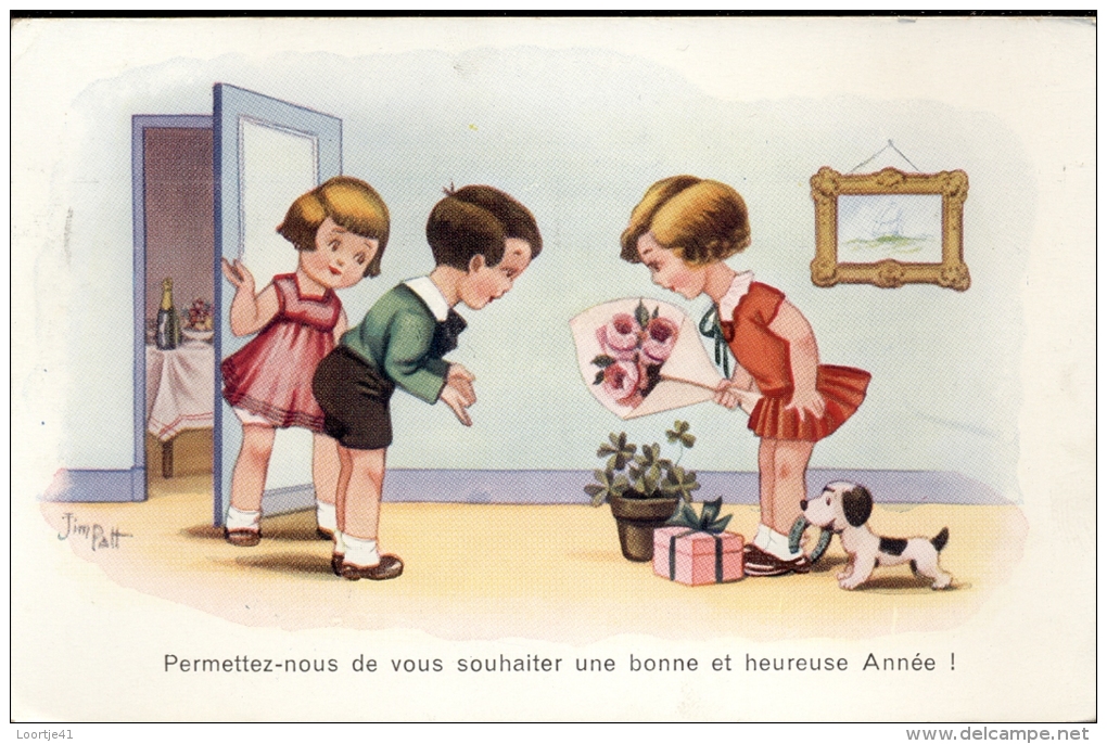 PK Fantasie Fantaisie - Kinderen - Enfants Bonne Année - Illustr. Jim Patt - Humorous Cards