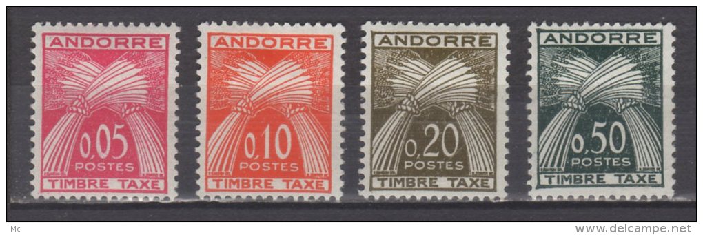 Andorre Taxe N°  42 / 45  Luxe ** - Ungebraucht