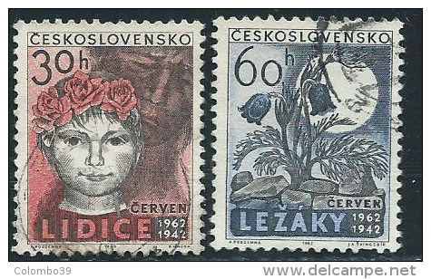 Cecoslovacchia 1962 Usato - Mi.1346/7  Yv.1220/1 - Usati