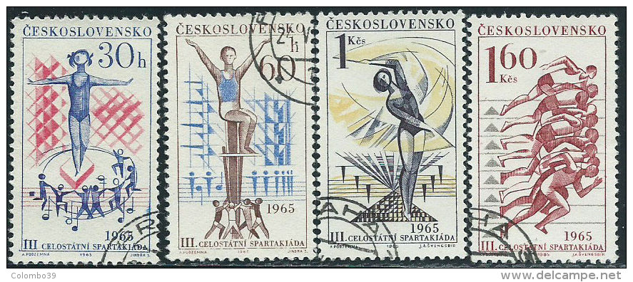 Cecoslovacchia 1965 Usato - Mi.1538/41  Yv.1404/7 - Gebraucht