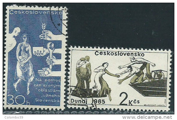 Cecoslovacchia 1965 Usato - Mi.1566/7  Yv.1431/2 - Usados