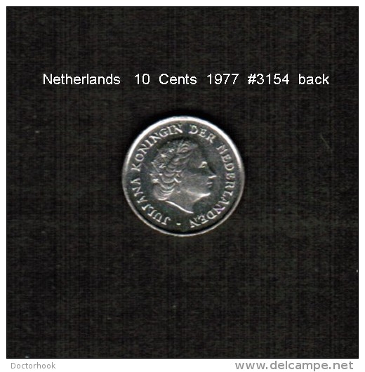 NETHERLANDS    10  CENTS  1977  (KM # 182) - 1948-1980 : Juliana