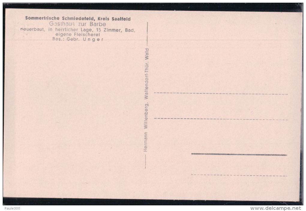 Schmiedefeld - Gasthaus Zur Barbe - Schmiedefeld