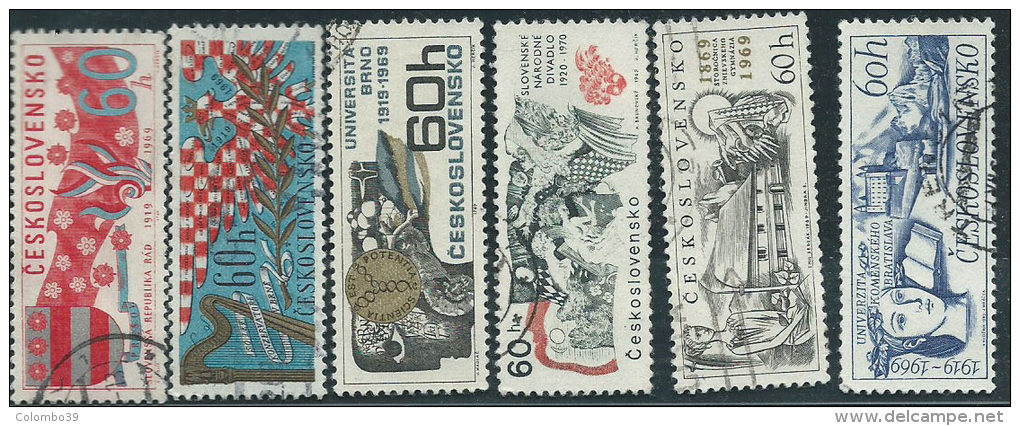 Cecoslovacchia 1969 Usato - Mi.1860/5  Yv.1707/12 - Usati