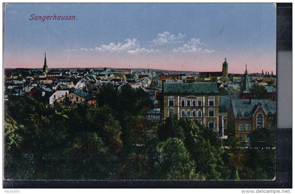 Sangerhausen - Ortsansicht - 1917 - Sangerhausen