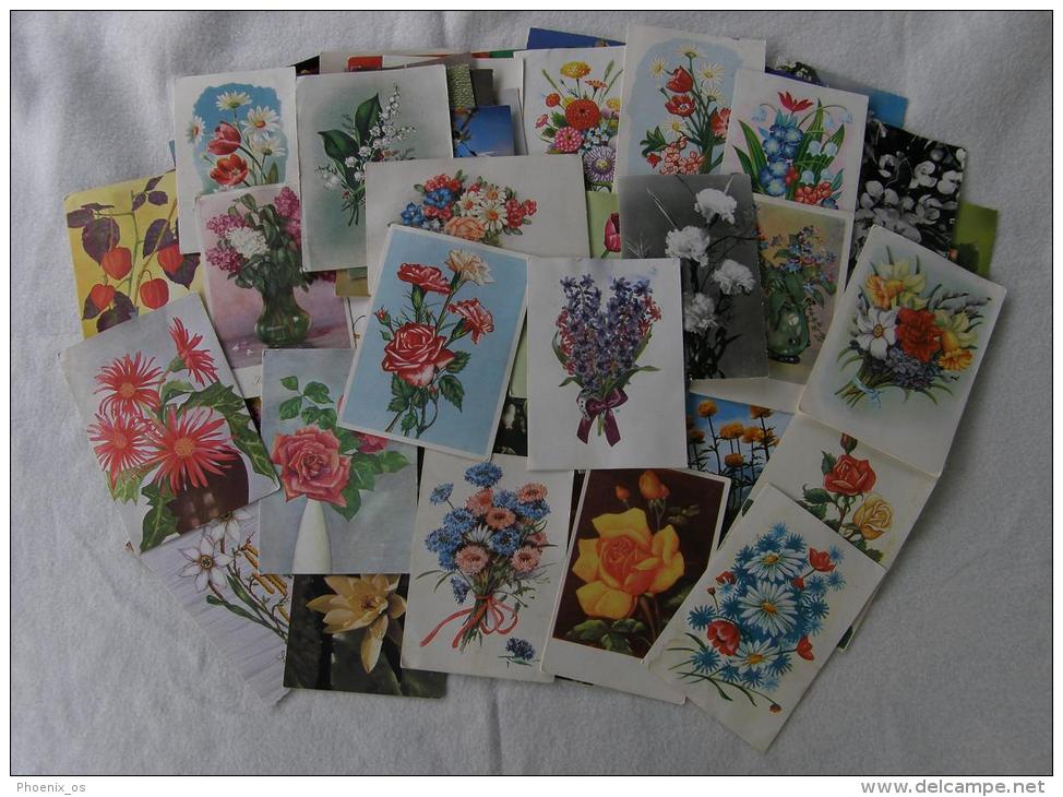 FLOWERS, BLUMEN, CVIJE&#262;E - Lot Of Hundreds Of Pieces, Viele Hunderte Von Stücken - 100 - 499 Karten