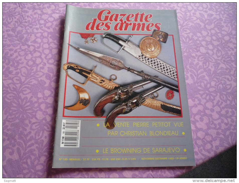 GAZETTE DES ARMES - Armes