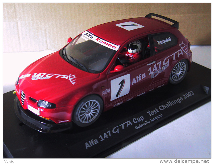 - FLY - Voiture De Circuit  ALFA 147 GTA Cup " Gabrielle Tarquini"- 1/32° -  Réf 88083 - - Autocircuits