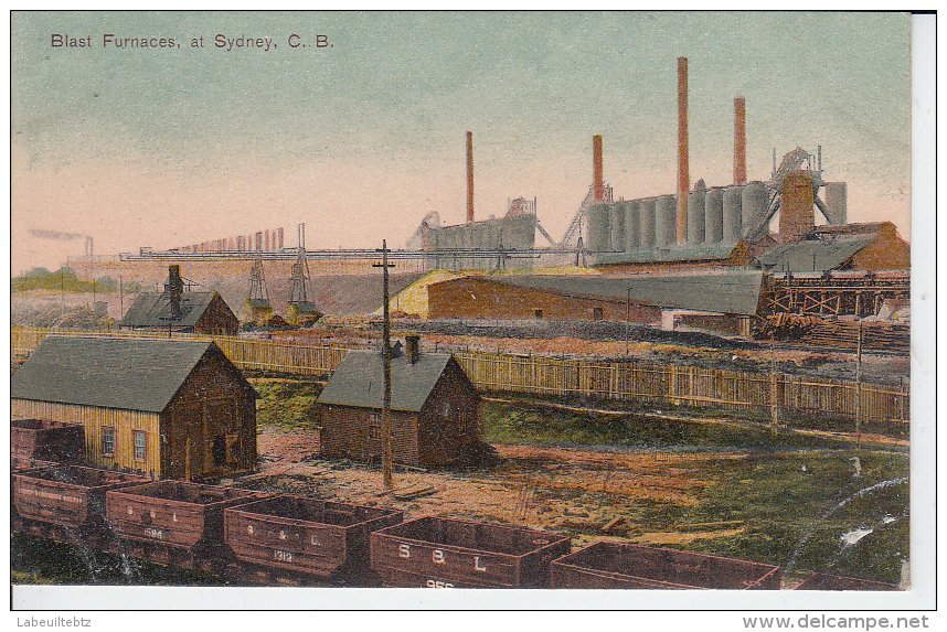 Blast Furnaces At SYDNEY   C.B. - Other & Unclassified