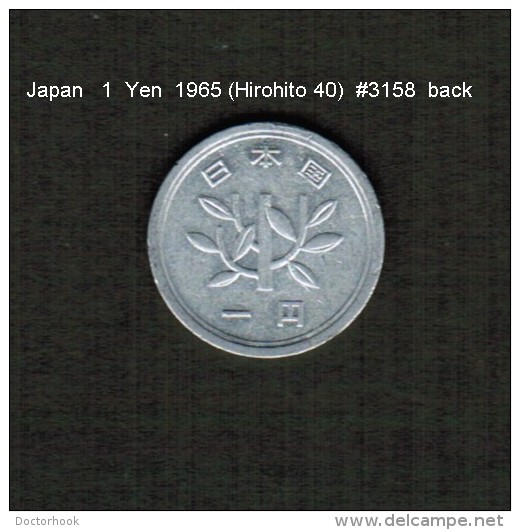 JAPAN    1  YEN  1965  (HIROHITO 40---SHOWA PERIOD)  (Y # 74) - Japon