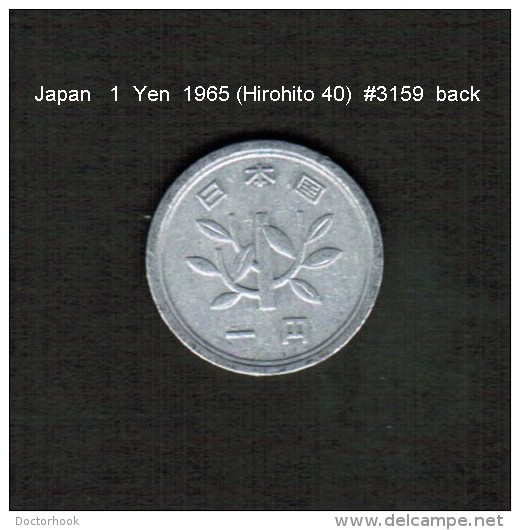 JAPAN    1  YEN  1965  (HIROHITO 40---SHOWA PERIOD)  (Y # 74) - Japan