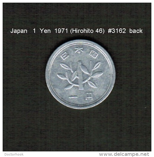JAPAN    1  YEN  1971  (HIROHITO 46---SHOWA PERIOD)  (Y # 74) - Japan
